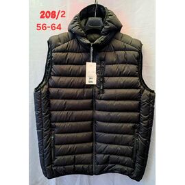 Фотография Жилетка мужская 208-2 black р.56-64 "PALMIRA" недорого оптом от прямого поставщика