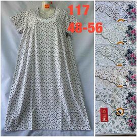 Нічня жіноча 117 mix р.48-56 "WHITE" недорого оптом від прямого постачальника