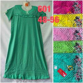 Нічня жіноча 601 mix р.48-56 "WHITE" недорого оптом від прямого постачальника