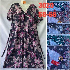 Фотография Халат женский 3020 mix р.58-66 "WHITE" недорого оптом от прямого поставщика