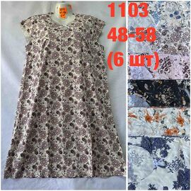 Нічня жіноча 1103 mix р.48-56 "WHITE" недорого оптом від прямого постачальника