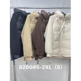 Фотография Куртка женская зимняя 8260 milk р.S-2XL "Jacket" недорого оптом от прямого поставщика