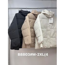 Фотография Куртка женская демисезонная B8803 milk р.M-2XL "Jacket" недорого оптом от прямого поставщика