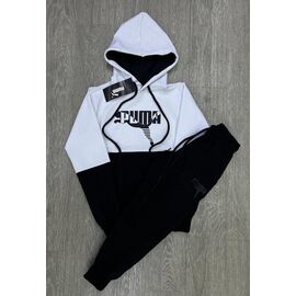 Фотография Костюм детский спортивный на мальчика 254-1 black-white р.4-8 "MirWear kids" недорого оптом от прямого поставщика