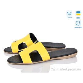 Фотография Шлепки женские облегченные Лето MV126-11 жов.ш. (4 пар р.38-40) "A.Dama" недорого оптом от прямого поставщика