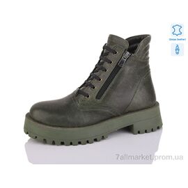 Фотография Ботинки женские стильные Весна/осень 145243202(01) khaki (8 пар р.36-41) "Tizianna" недорого оптом от прямого поставщика