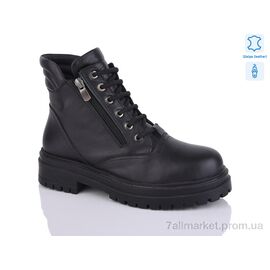 Фотография Ботинки женские стильные Весна/осень 145243202(07) black (8 пар р.36-41) "Tizianna" недорого оптом от прямого поставщика