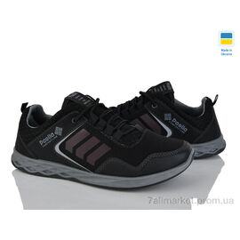 Фотография Кроссовки мужские модные Весна/осень 164-5113 чорний (8 пар р.40-45) "Paolla" недорого оптом от прямого поставщика