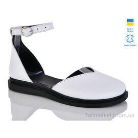 Туфлі жіночі стильні Літо 2225-065 білий к. (6 пар р.36-40) "Sali" недорого оптом від прямого постачальника