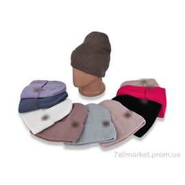 Фотография Женская шапка Зима 31-01 mix (5 шт. р.сетка One size) "TUZZI" недорого оптом от прямого поставщика