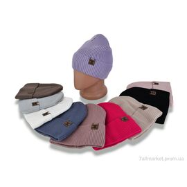 Фотография Женская шапка Зима 31-02 mix (5 шт. р.сетка One size) "TUZZI" недорого оптом от прямого поставщика