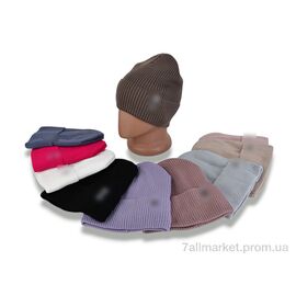 Фотография Женская шапка Зима 31-03 mix (5 шт. р.сетка One size) "TUZZI" недорого оптом от прямого поставщика