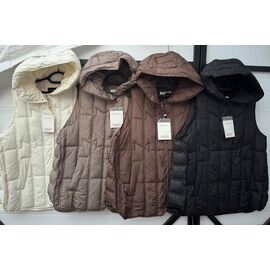 Фотография Жилетка женская JL8510 black р.XL-5XL "FLORA" недорого оптом от прямого поставщика