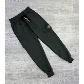 Фотография Штаны детские спортивные на мальчика 214-2SI khaki р.9-13 "MirWear kids" недорого оптом от прямого поставщика