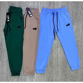 Фотография Штаны детские спортивные на мальчика 258-3 green р.13-17 "MirWear kids" недорого оптом от прямого поставщика