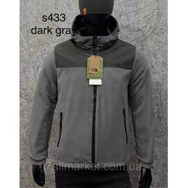 Фотография Куртка мужская демисезонная/двухсторонняя, на флисе р-ры L-4XL(4цв) "PROSTOMEN" недорого от прямого поставщика