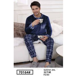 Фотография Пижама 2-ка мужская с длинным рукавом размеры M-3XL  "FLOWER" недорого от прямого поставщика