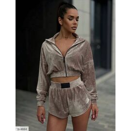 Фотография Спортивный костюм женский с шортами р.S-M;M-L (3цв) "ANNVER" купить недорого от прямого поставщика