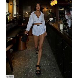 Фотография Спортивный костюм женский с шортами р.S-M;M-L (3цв) "ANNVER" купить недорого от прямого поставщика