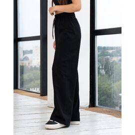 Фотография Штаны спортивные женские Б12 black р.S-XL "AZNA" недорого оптом от прямого поставщика