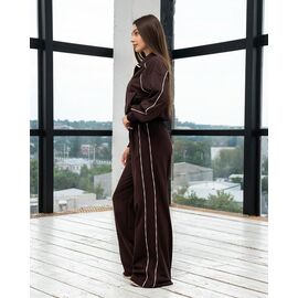 Фотография Костюм спортивный женский тёплый Т7 brown р.S-XL "AZNA" недорого оптом от прямого поставщика