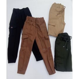Штани дитячі на хлопчика 6027 brown р.13-17 "Baykush" недорого оптом від прямого постачальника