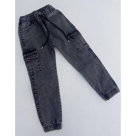 Джинси дитячі на хлопчика 6006 grey р.12-17 "Baykush" недорого оптом від прямого постачальника