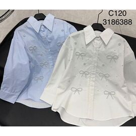 Сорочка дитяча на дівчинку 120 white р.120-170 "Baykush" недорого оптом від прямого постачальника