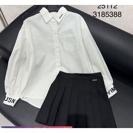 Фотография Рубашка детская на девочку 25112 white р.120-170 "Baykush" недорого оптом от прямого поставщика