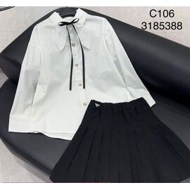 Фотография Рубашка детская на девочку 106 white р.120-170 "Baykush" недорого оптом от прямого поставщика