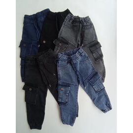 Джинси дитячі на хлопчика 2041 grey р.3-7 "Baykush" недорого оптом від прямого постачальника