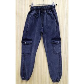 Джинси дитячі на хлопчика B380 black р.8-12 "Baykush" недорого оптом від прямого постачальника