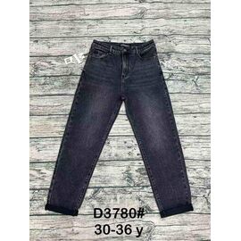 Джинси жіночі D3780 black р.30-36 "DKNSEL" недорого оптом від прямого постачальника