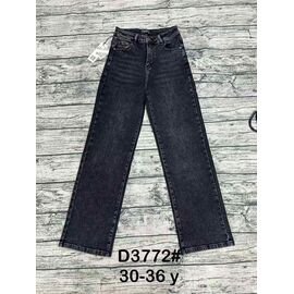 Джинси жіночі D3772 black р.30-36 "DKNSEL" недорого оптом від прямого постачальника