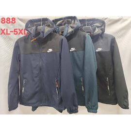 Фотография Ветровка мужская 888 navy р.XL-5XL "Lina" недорого оптом от прямого поставщика