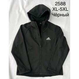 Фотография Ветровка мужская 2588 black р.XL-5XL "Lina" недорого оптом от прямого поставщика