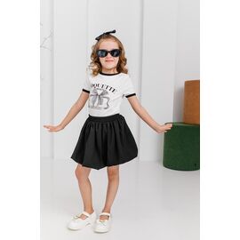 Фотография Юбка детская на девочку 8537 black р.122-146 "Moda school" недорого оптом от прямого поставщика