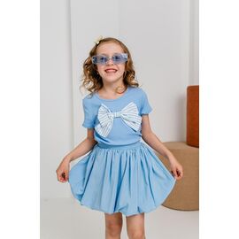 Фотография Юбка детская на девочку 8537 l.blue р.122-146 "Moda school" недорого оптом от прямого поставщика
