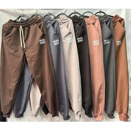 Штани спортивні жіночі S998 brown р.44-52 "Shon" недорого оптом від прямого постачальника