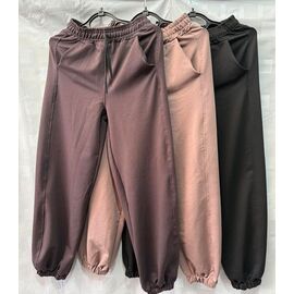 Штани спортивні жіночі S995 nude р.S-2XL "Shon" недорого оптом від прямого постачальника