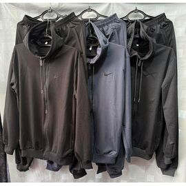 Костюм спортивний чоловічий S1007 black р.46-54 "Shon" недорого оптом від прямого постачальника