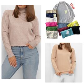 Фотография Свитер женский 121 mix р.46-50 "Katty" недорого оптом от прямого поставщика