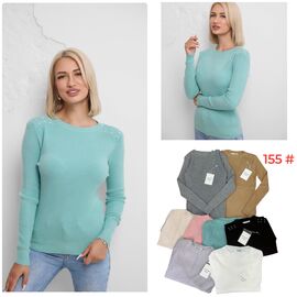Фотография Свитер женский 155 mix р.44-48 "Katty" недорого оптом от прямого поставщика