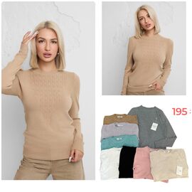 Фотография Свитер женский 195 mix р.44-48 "Katty" недорого оптом от прямого поставщика