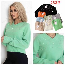 Фотография Свитер женский 283 mix р.44-48 "Katty" недорого оптом от прямого поставщика