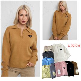 Фотография Свитер женский 7210 mix р.46-50 "Katty" недорого оптом от прямого поставщика