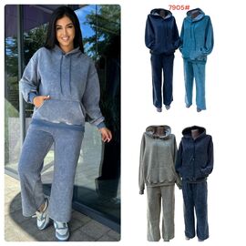 Фотография Костюм спортивный женский 7905 grey р.L-3XL "Katty" недорого оптом от прямого поставщика