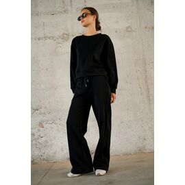 Фотография Костюм спортивный женский тёплый 25001 black р.S-L "Little Secret" недорого оптом от прямого поставщика