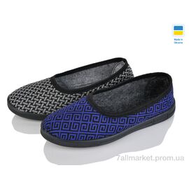 Тапки жіночі для будинку Весна/осінь Лодочка mix (7 пар р.37-41) "Крок" недорого оптом від прямого постачальника