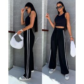 Фотография Штаны спортивные женские 3315 black р.42-48 "VICTORY" недорого оптом от прямого поставщика